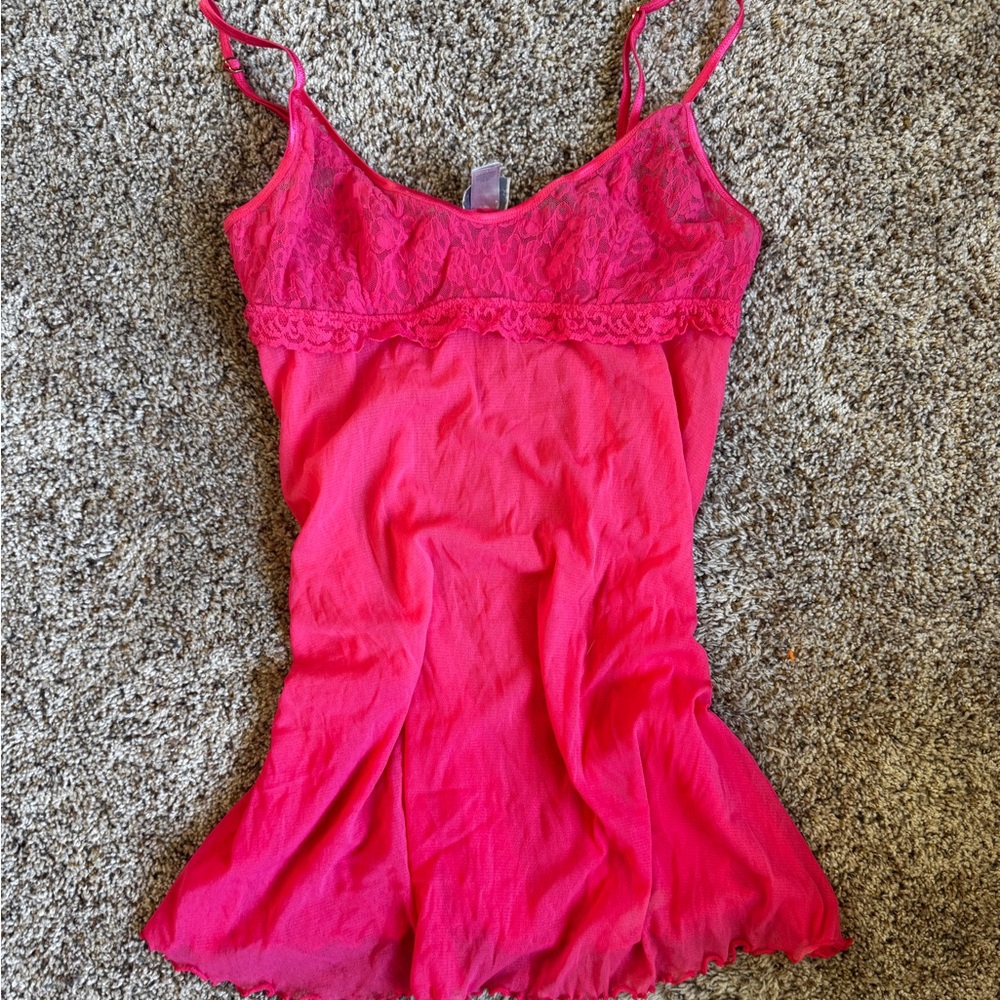 Victoria's Secret Pink Lace Detail Slip